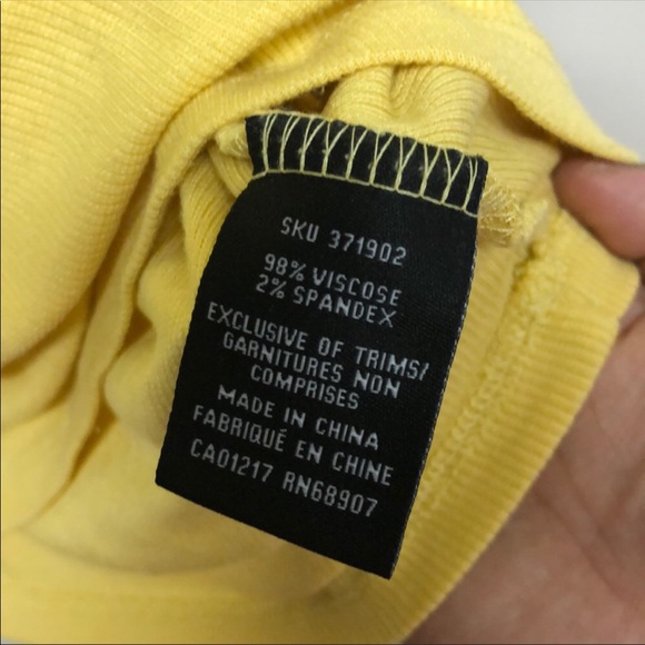 Le Chateau mastard color tee - Picture 5 of 5